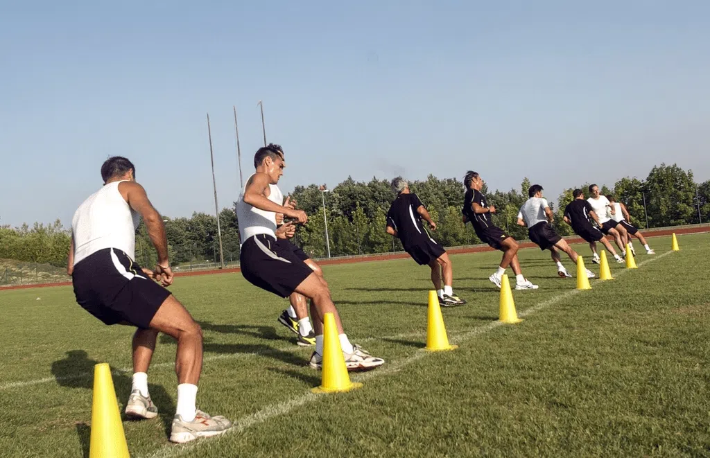 exercice endurance au foot